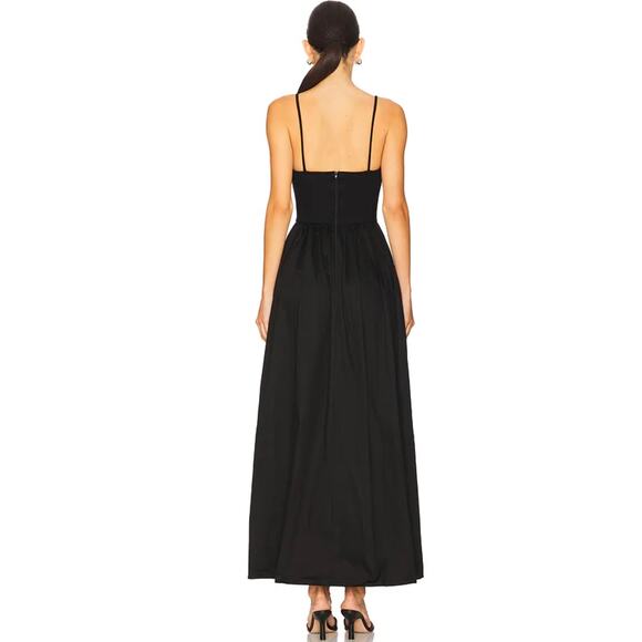 DELFI Collective Black Lilith Dress Elegant Designer Maxi Dress Sz XS - Picture 7 of 12